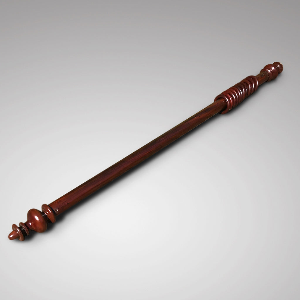 Victorian Mahogany Country House Curtain Pole - Main View - 1