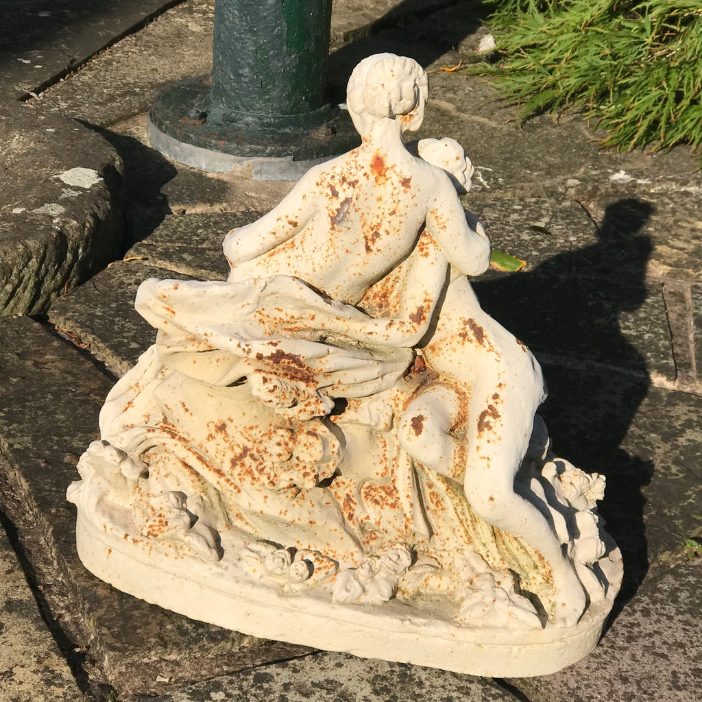 Pair of 19th Century Cast Iron Figures - Back View - 4