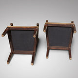 Pair of Oak Arts & Crafts Armchairs - Underside view - 7