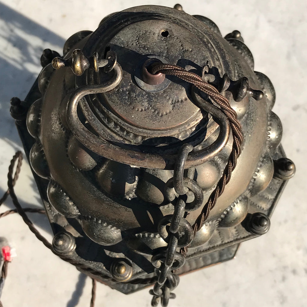 19th Century Dutch Octagonal Hall Lantern - Top View - 4