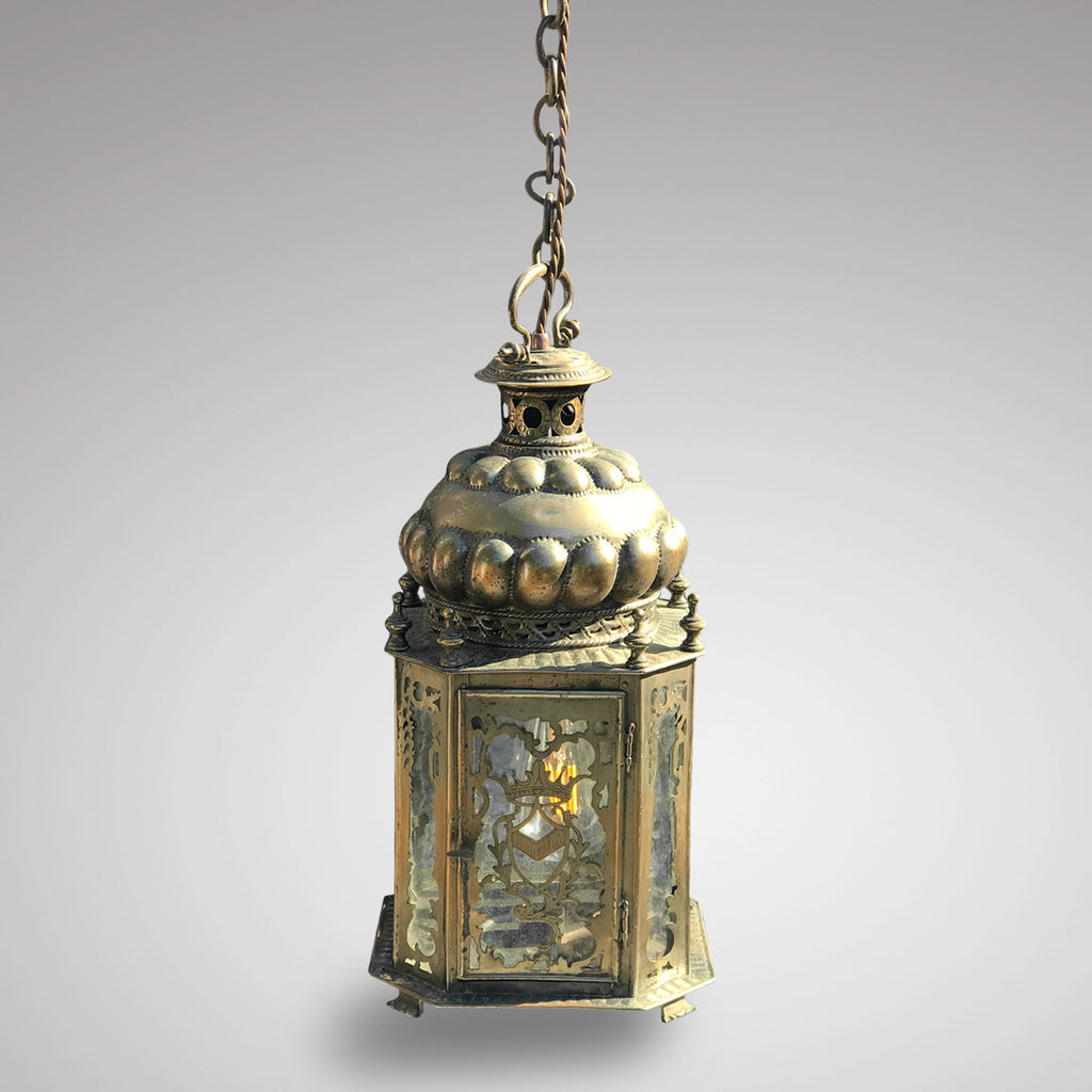 19th Century Dutch Octagonal Hall Lantern - Main View - 2