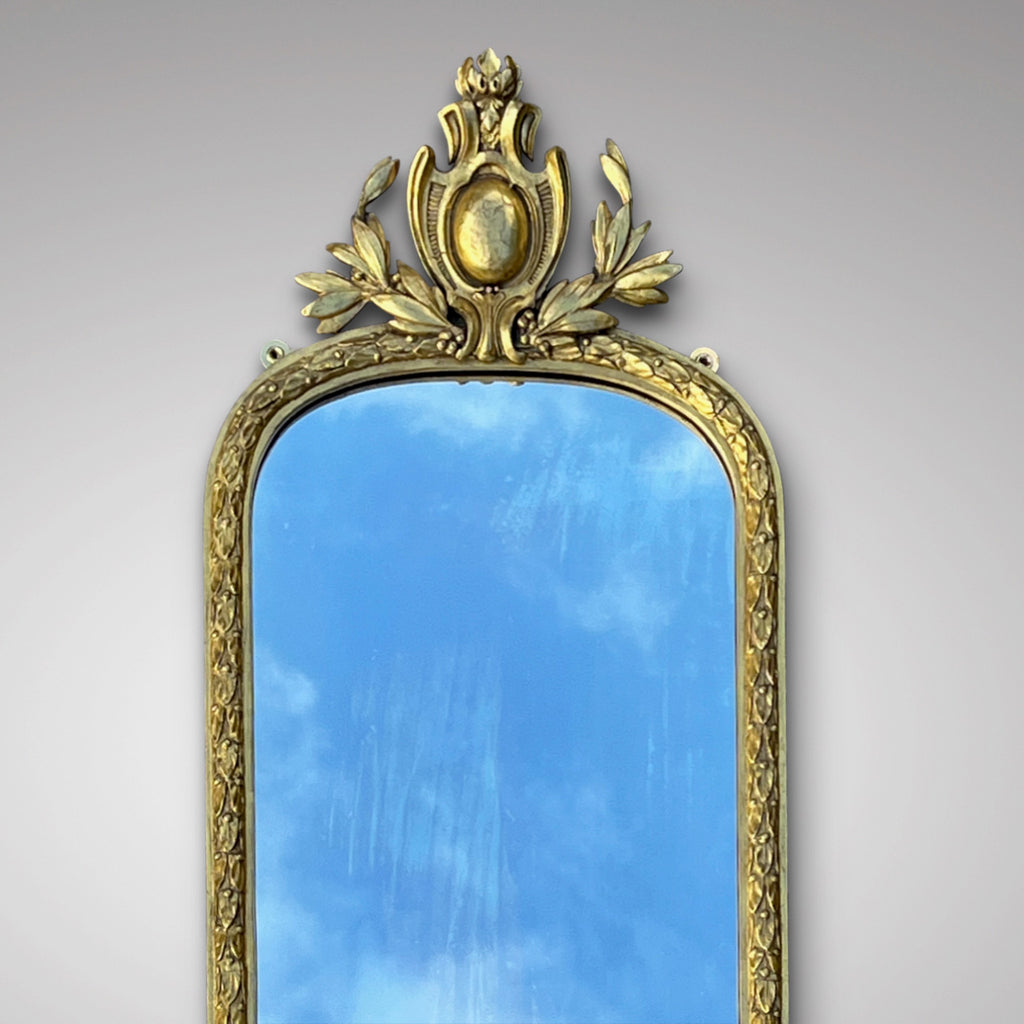 Pair of 19th Century Giltwood Console Mirrors - Detail View - 2