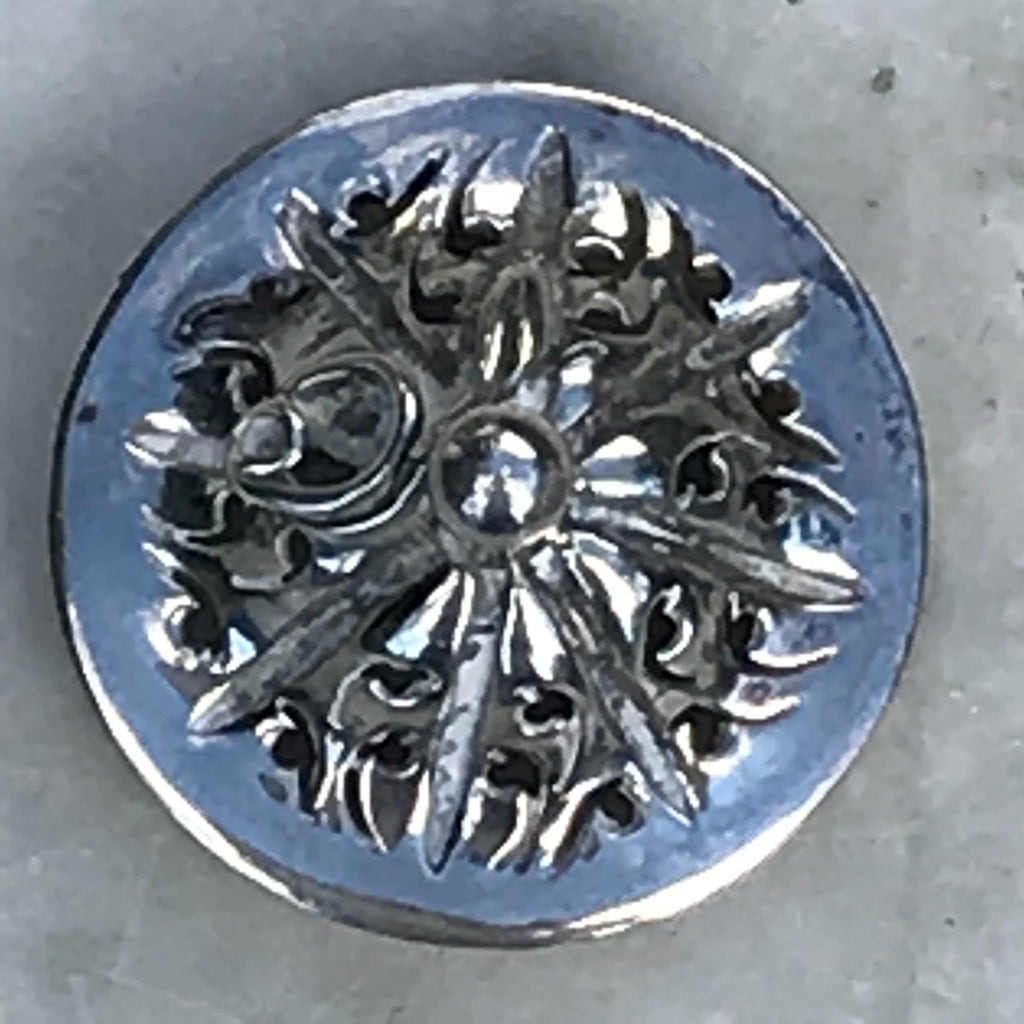 Pair of Victorian Silver Pepperettes - Top View - 4