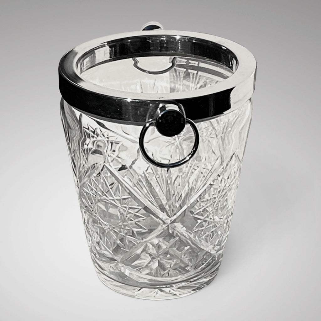 Mid Century French Cut Glass Champagne Cooler - Main View - 2