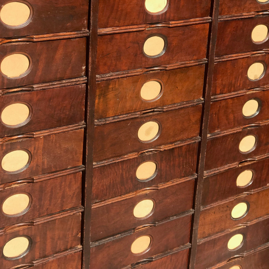 19th Century Amberg Mahogany Filing Cabinet - Detail View - 5