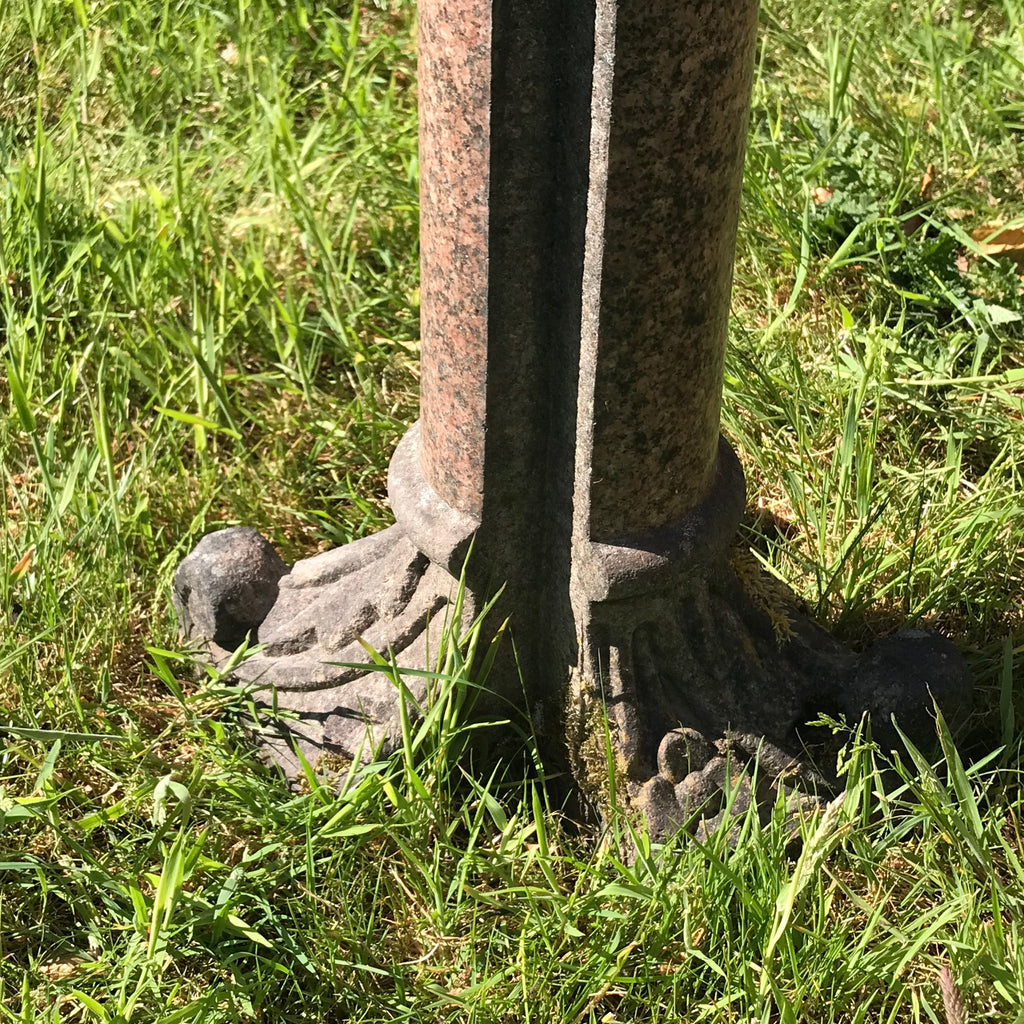 Victorian Marble & Sandstone Birdbath - Detail View - 4