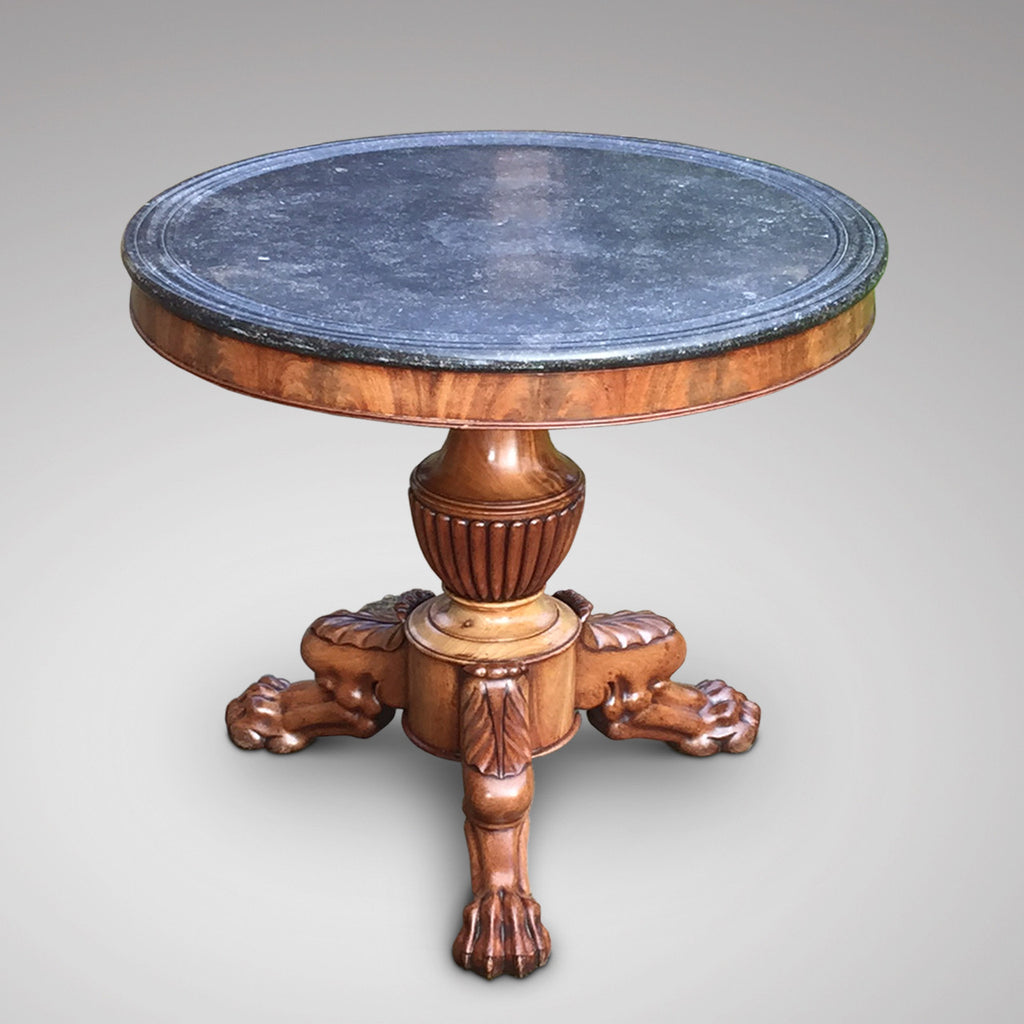 19th Century French Mahogany Gueridon - Main View - 2