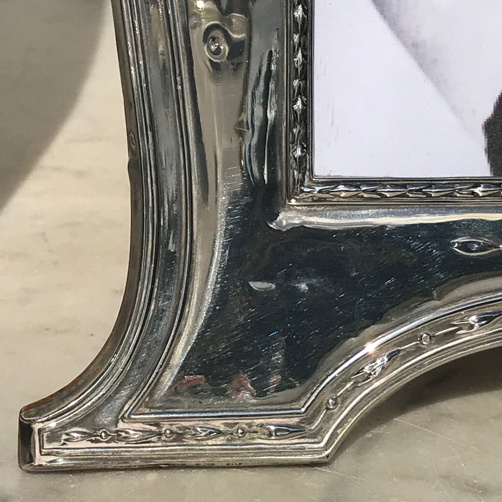 Large Pair of George V Silver Photograph Frames - Bottom View - 5