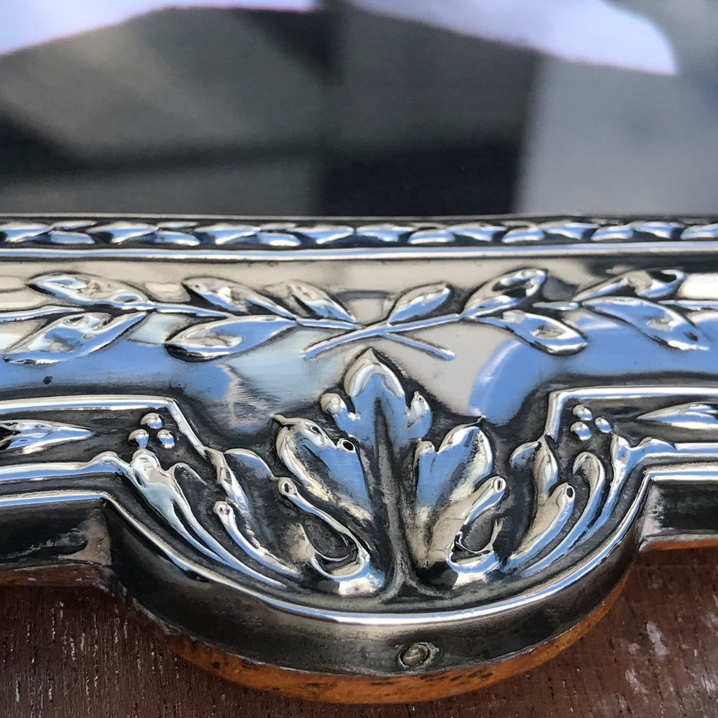 Large Pair of George V Silver Photograph Frames - Bottom Detail View - 10