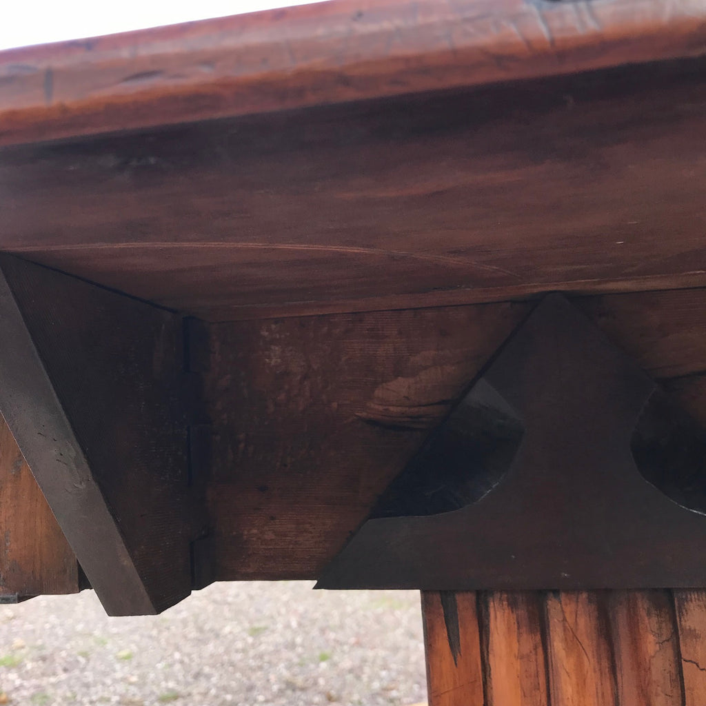 Regency Yew Wood Sofa Table