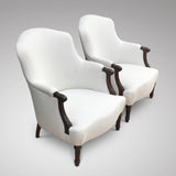 Pair of 19th Century French Armchairs -Side View - 1