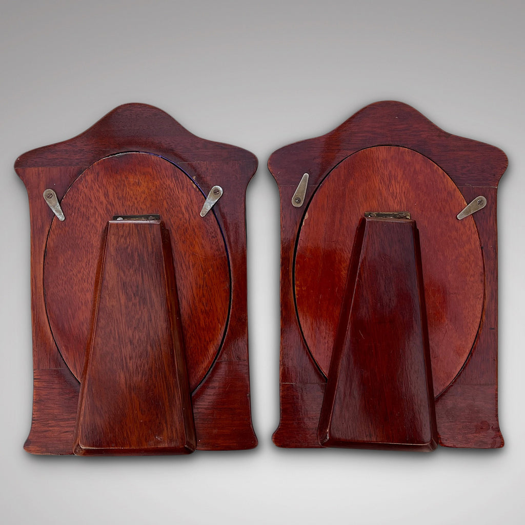 Pair of Edwardian Silver Photo Frames - Back View - 4