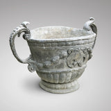 A Fabulous Pair of 18th Century Lead Garden Urns - Single Urn -3