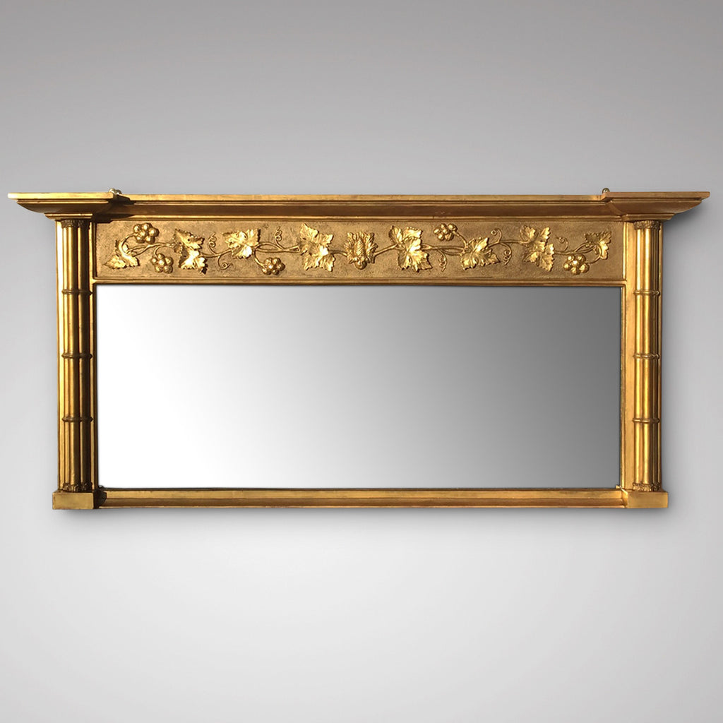 Spectacular Regency Giltwood Overmantle Mirror - Main View-2