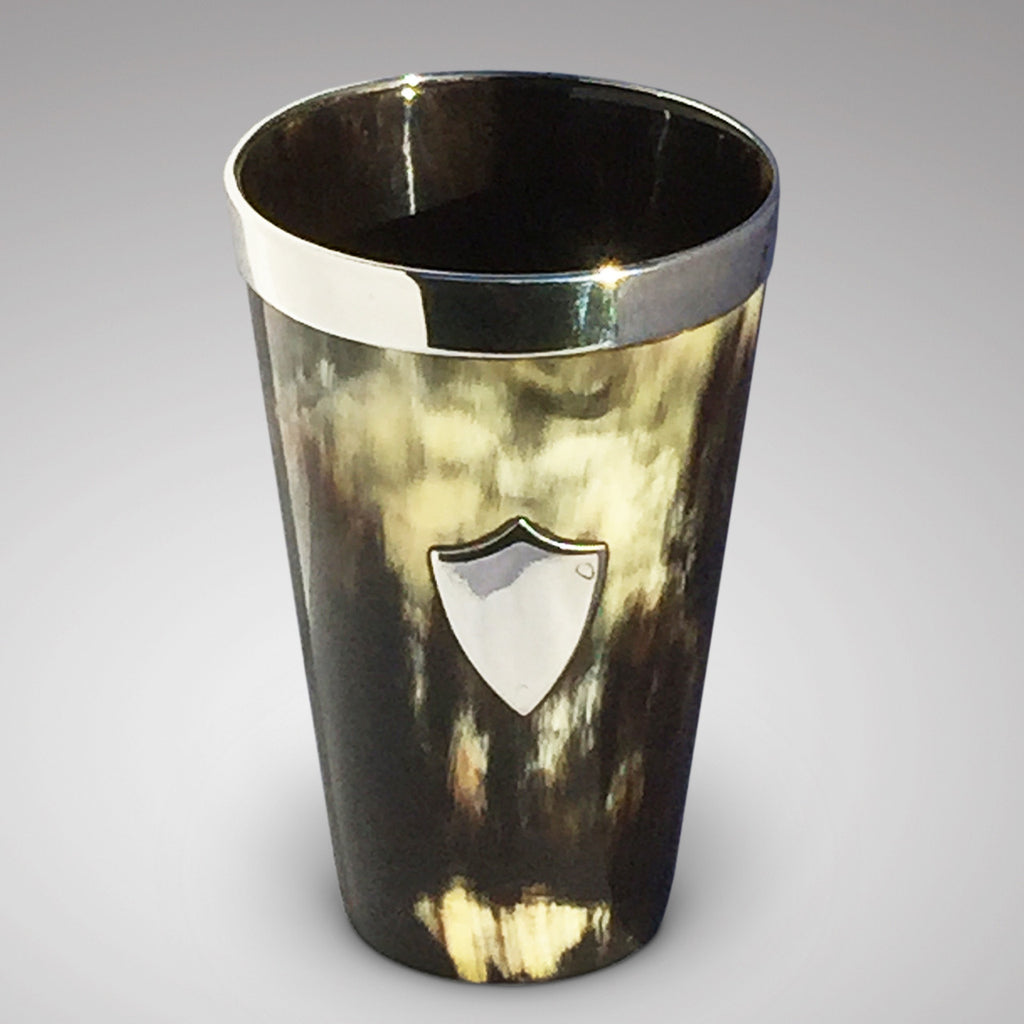 Small 19th Century Horn Beaker - Main Front View of Horn Beaker - 2