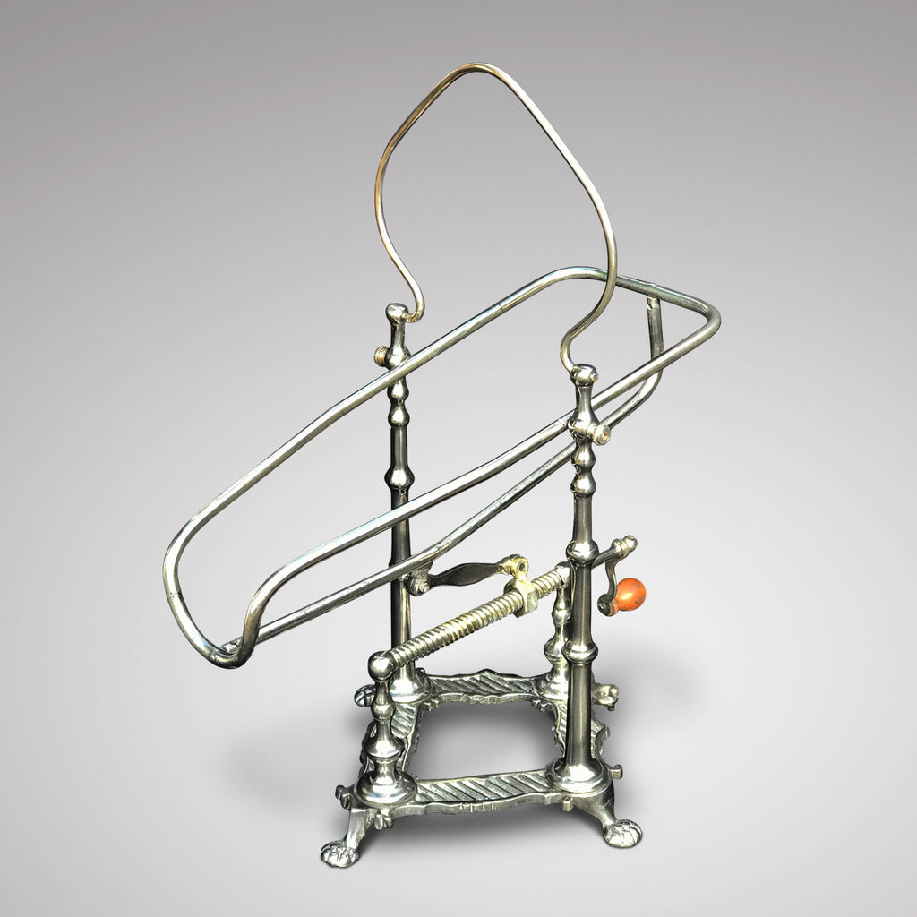 19th Century Silver Plated Wine/Port Cradle - Main View - 2