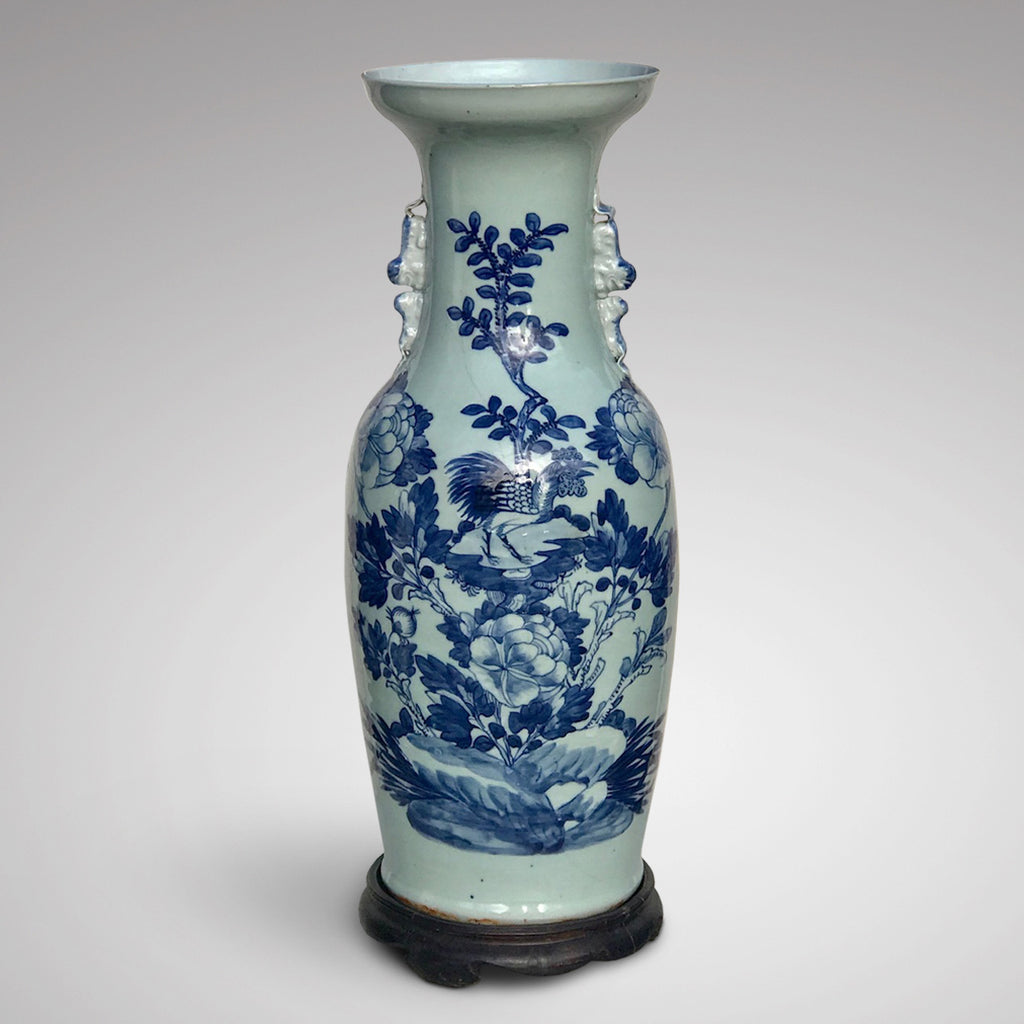 Enormous 19th Century Chinese Porcelain Blue & White Vase - Main View - 1