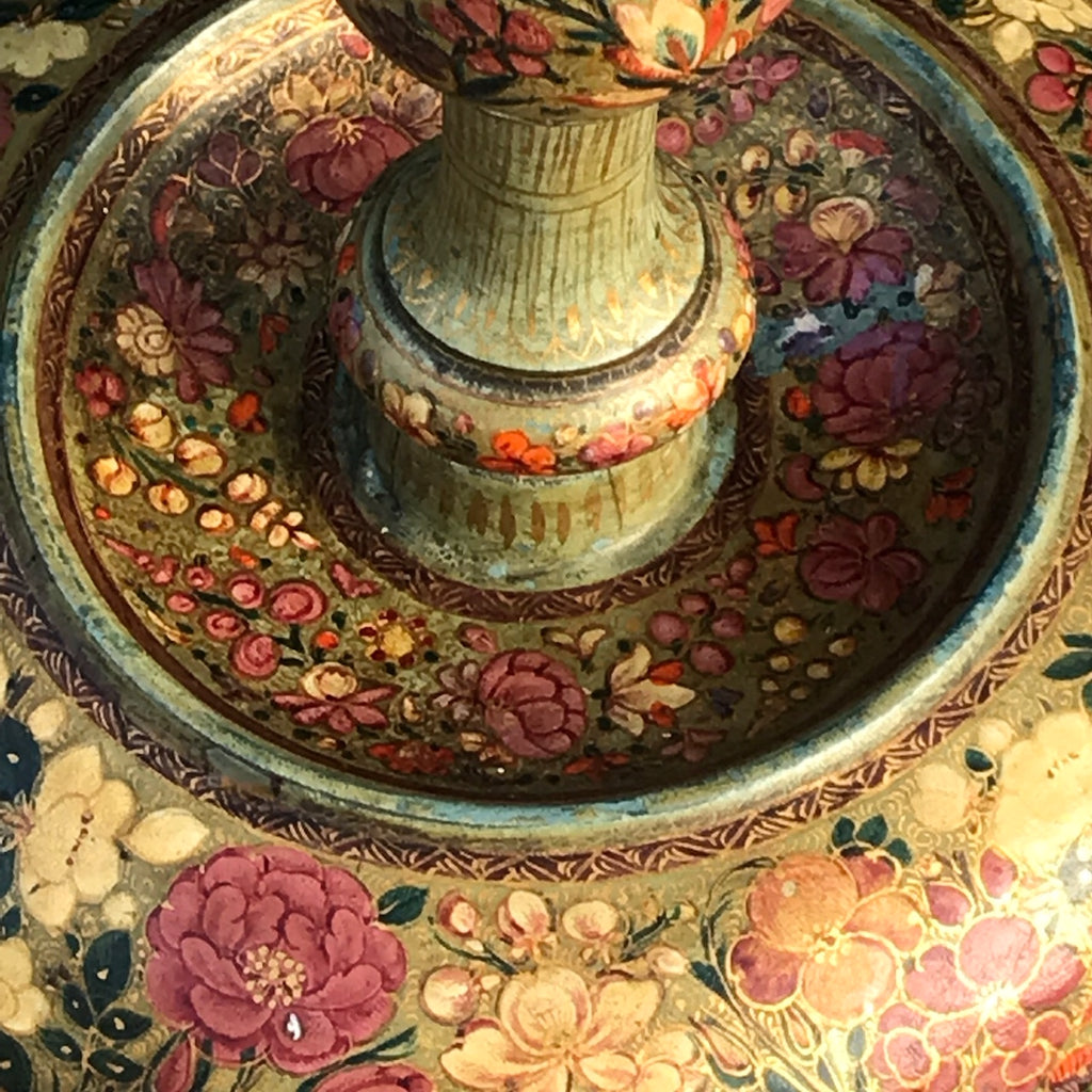 Fabulous Pair of Tall Kashmiri Table Lamps - Detail View - 7