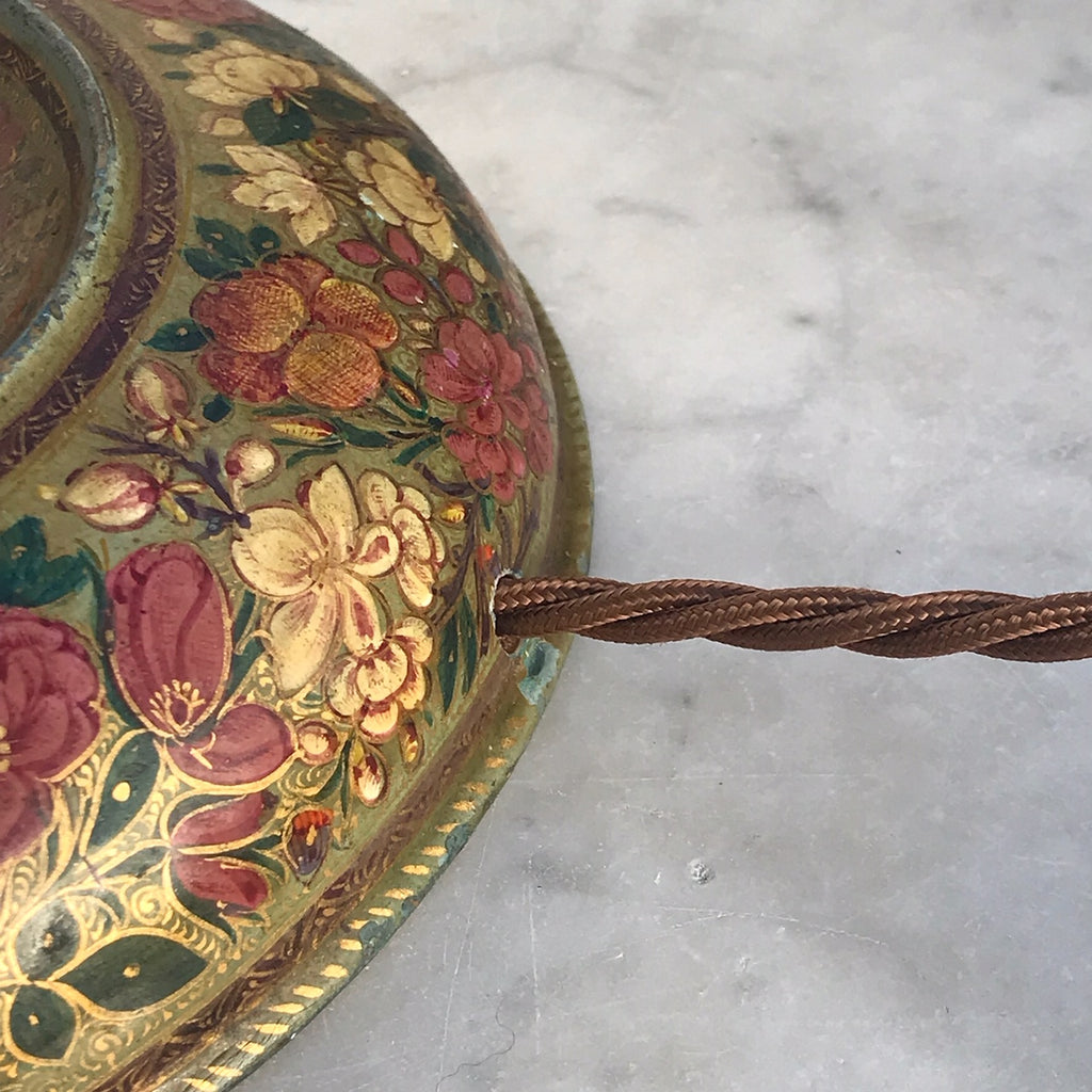 Fabulous Pair of Tall Kashmiri Table Lamps - Detail View - 3