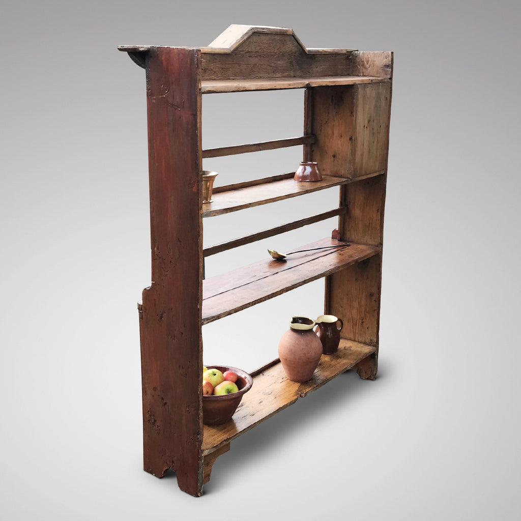 18th Century Painted Swedish Dresser - Back View - 3