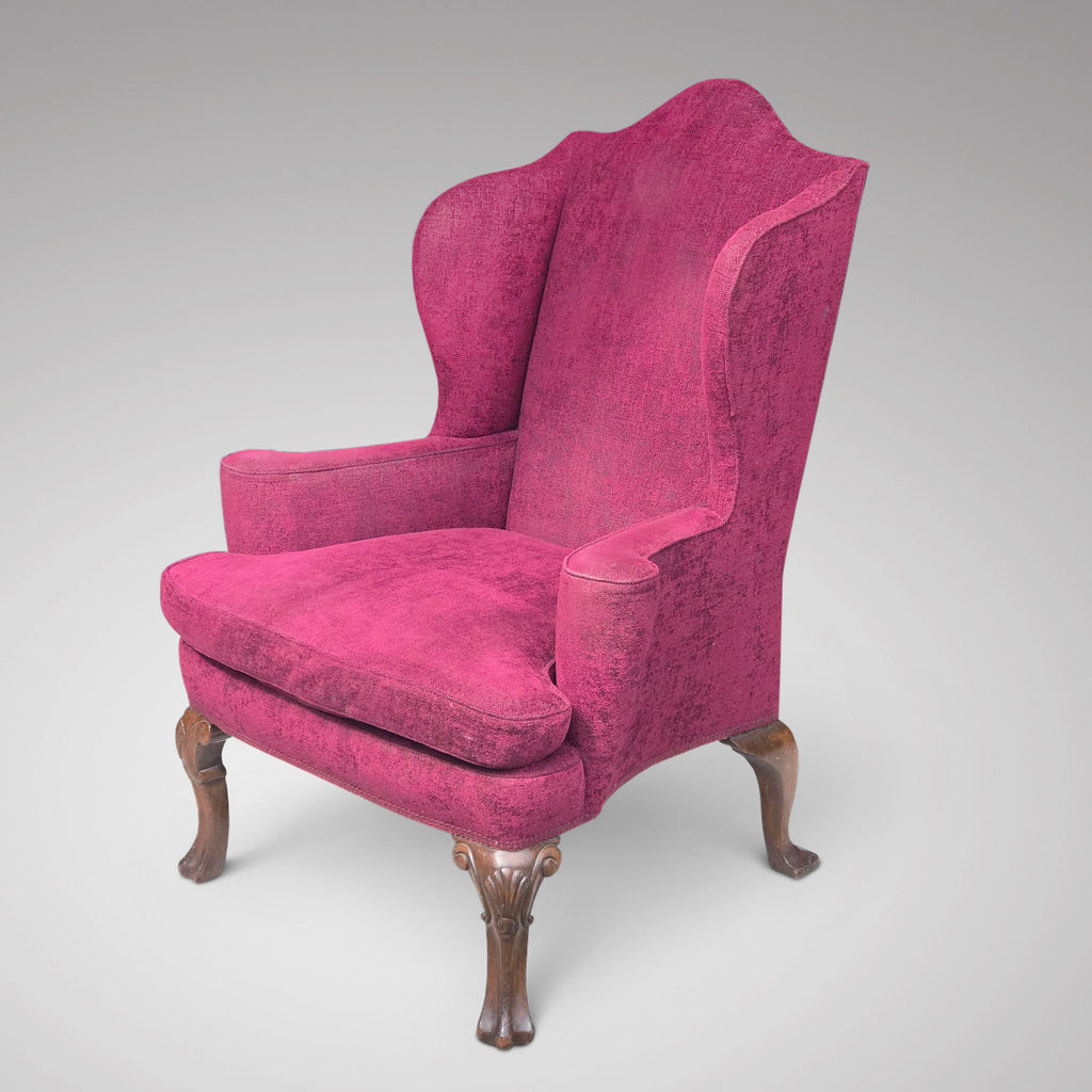 Pair of Early 20th Century Winged Armchairs - Main View - 4