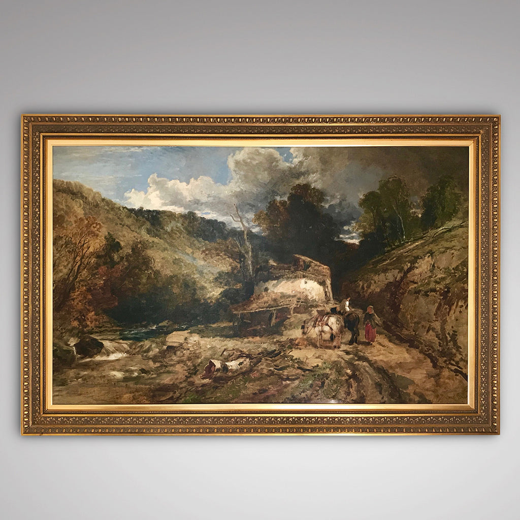 Large 19th Century Oil Painting by William Muller - Main View - 1