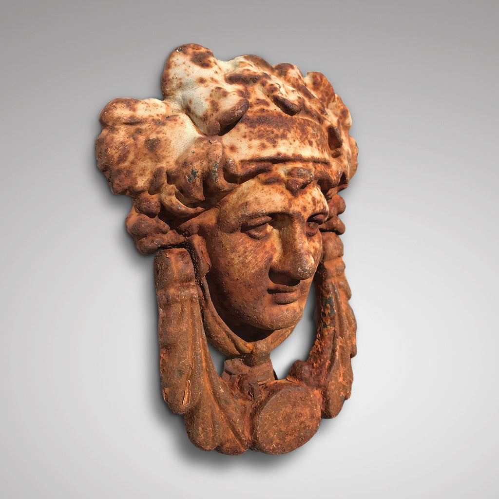 19th Century French Cast Iron Door Knocker - Main View - 1