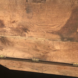 19th Century Oak Blanket Box - Inside View - 5