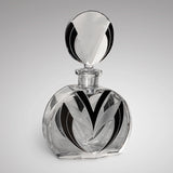 Art Deco Glass & Enamel Dressing Table Set