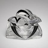 Art Deco Glass & Enamel Dressing Table Set