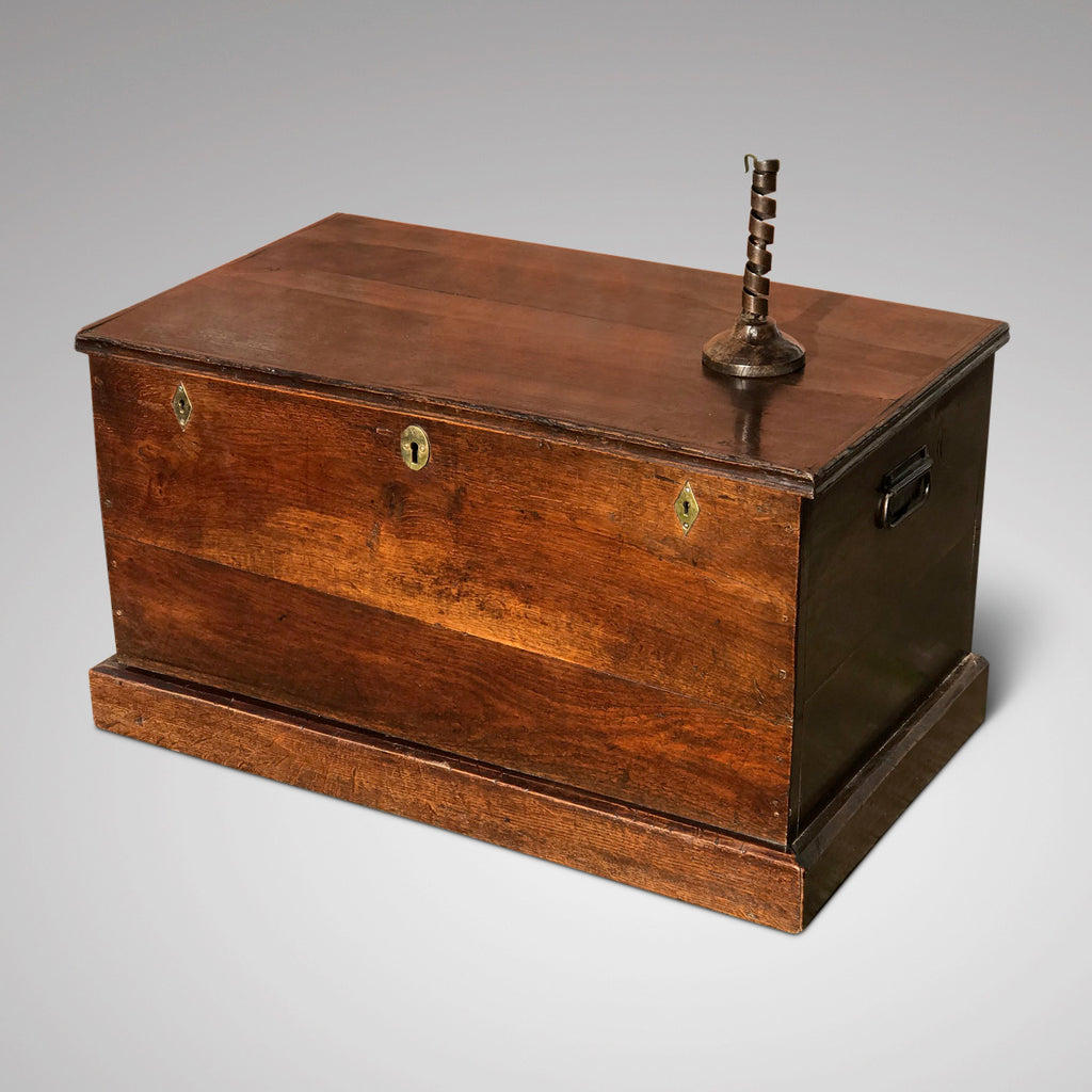 19th Century Oak Blanket Box - Main View - 1