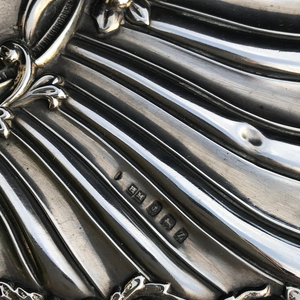 Large 19th Century Silver Jewellery Box with Bramar Lock - Detail View - 6