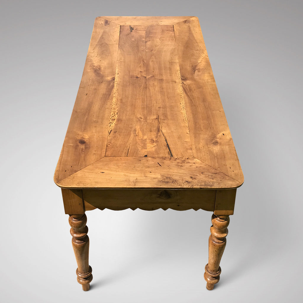 19th Century French Fruitwood Serving Table - Top View - 3