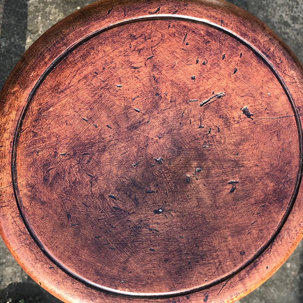 19th Century Lace Maker's Stool - Top View - 3