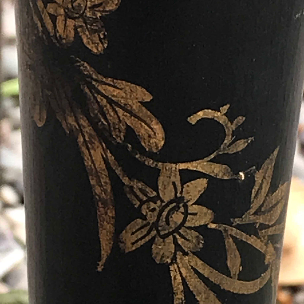 Set of 6 19th Century Japanned Armchairs in the Regency Style