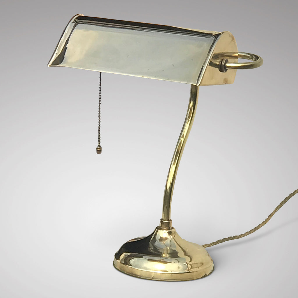 Early 20th Century Brass Desk Lamp - Main View - 1