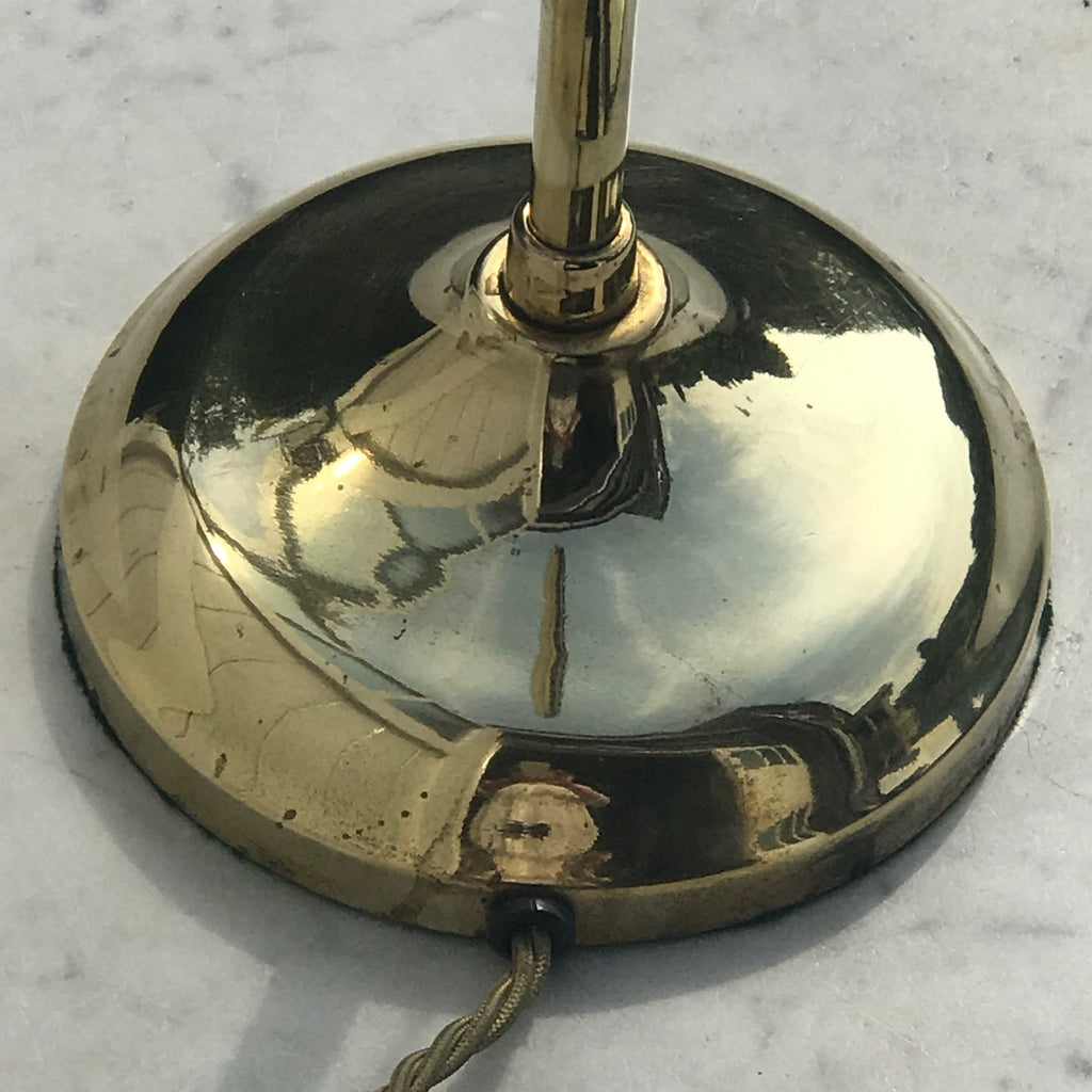 Early 20th Century Brass Desk Lamp - Detail View - 4
