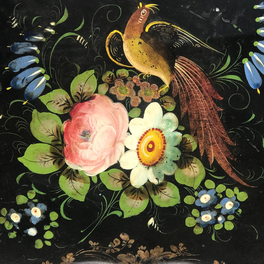 19th Century Toleware Tray - Detail View - 2