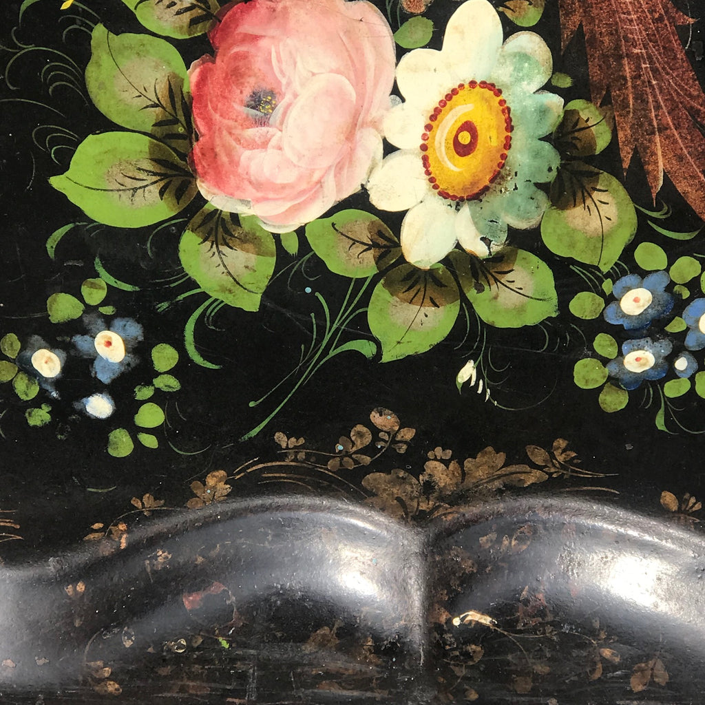 19th Century Toleware Tray - Detail View - 5
