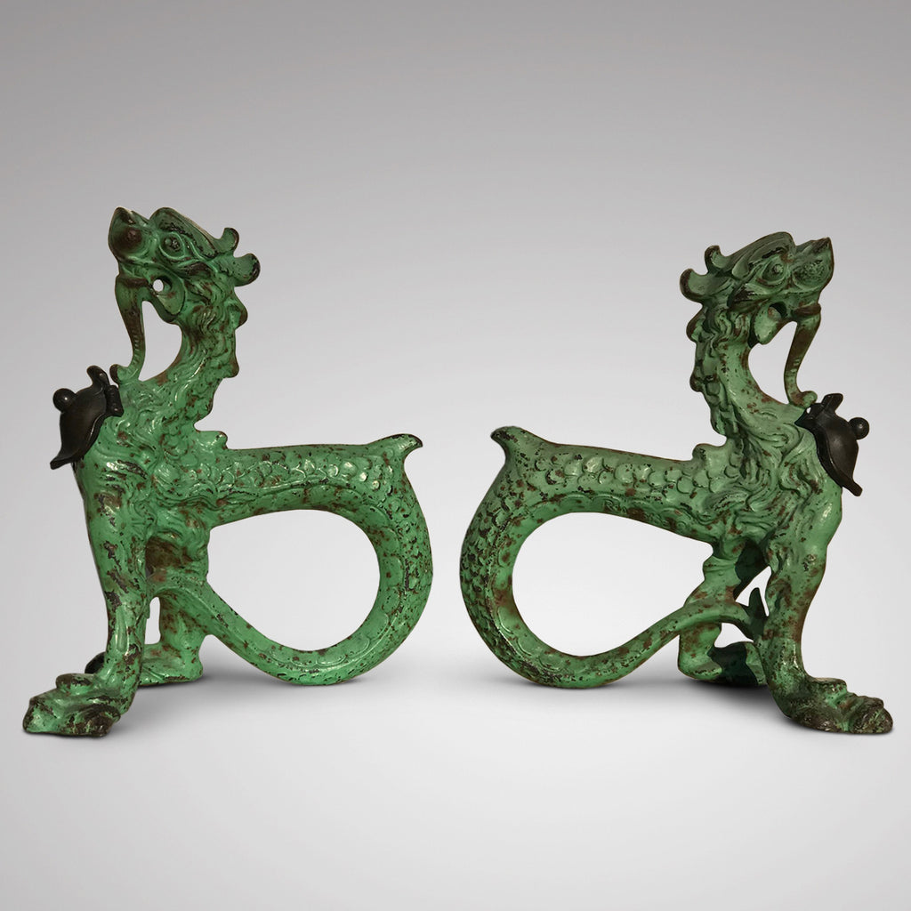 Pair of 19th Century Cast Iron Boot Scrapers - Main View - 2