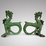 Pair of 19th Century Cast Iron Boot Scrapers - Main View - 2