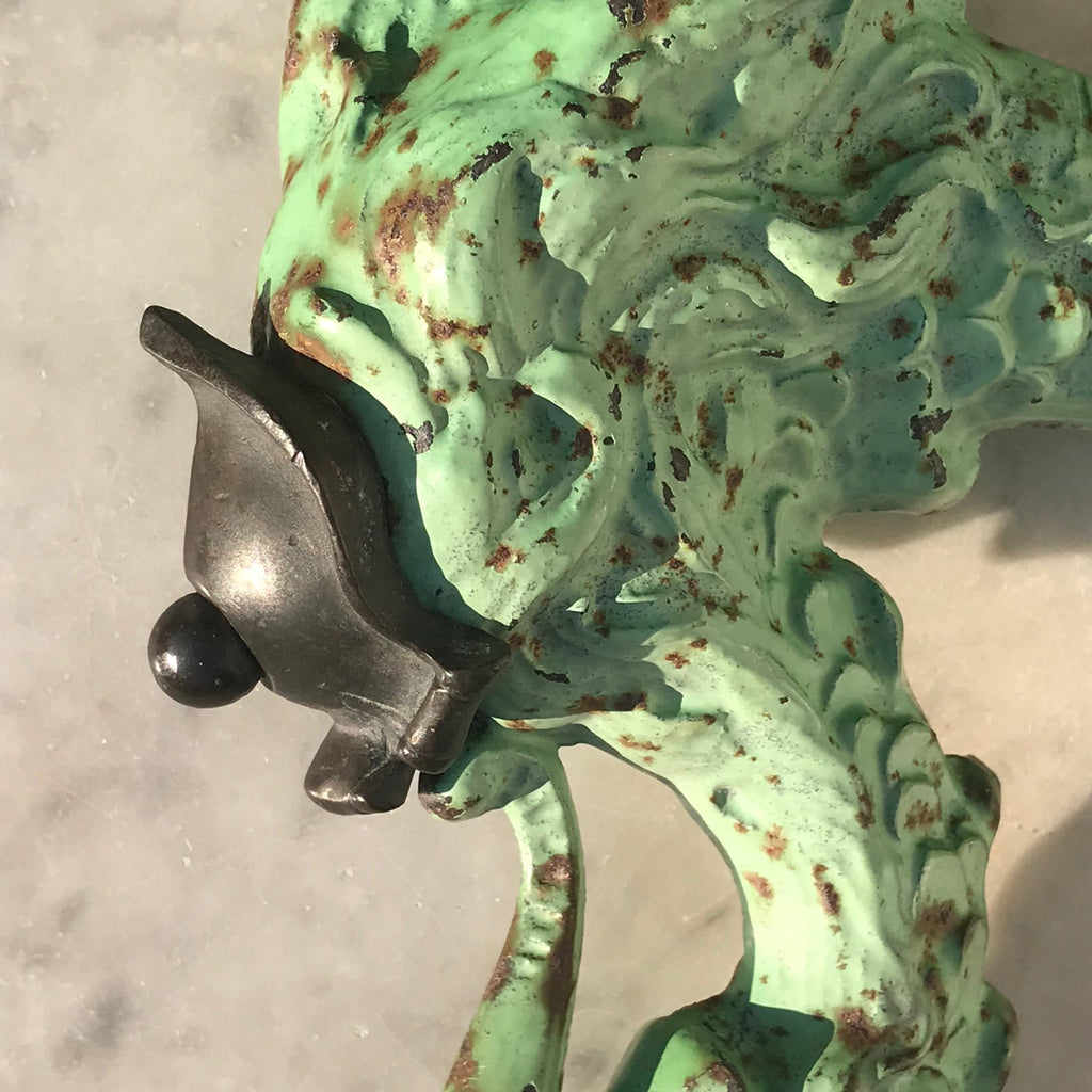 Pair of 19th Century Cast Iron Boot Scrapers - Detail View - 5