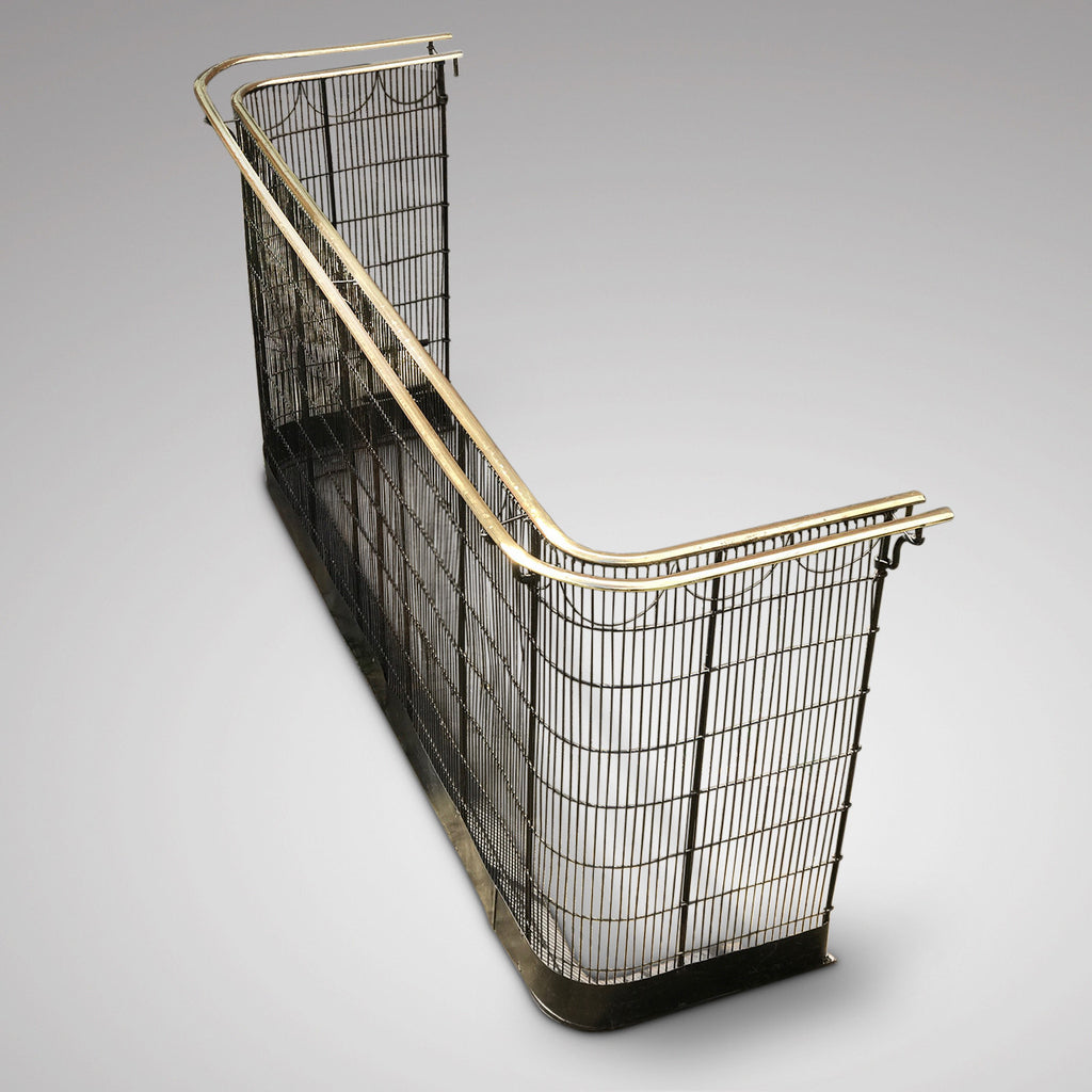 Enormous 19th Century Country House Fireguard - Top and Side View - 2