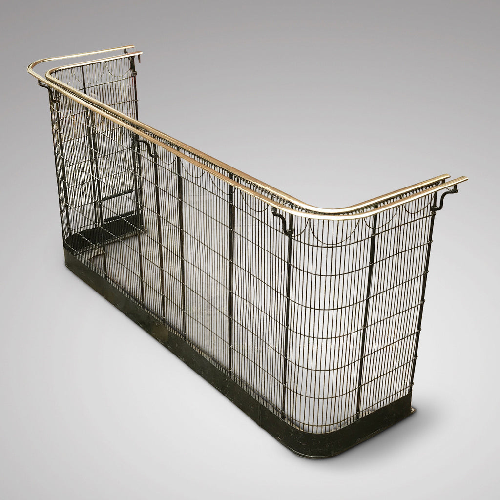 Enormous 19th Century Country House Fireguard - Front & Side View - 1