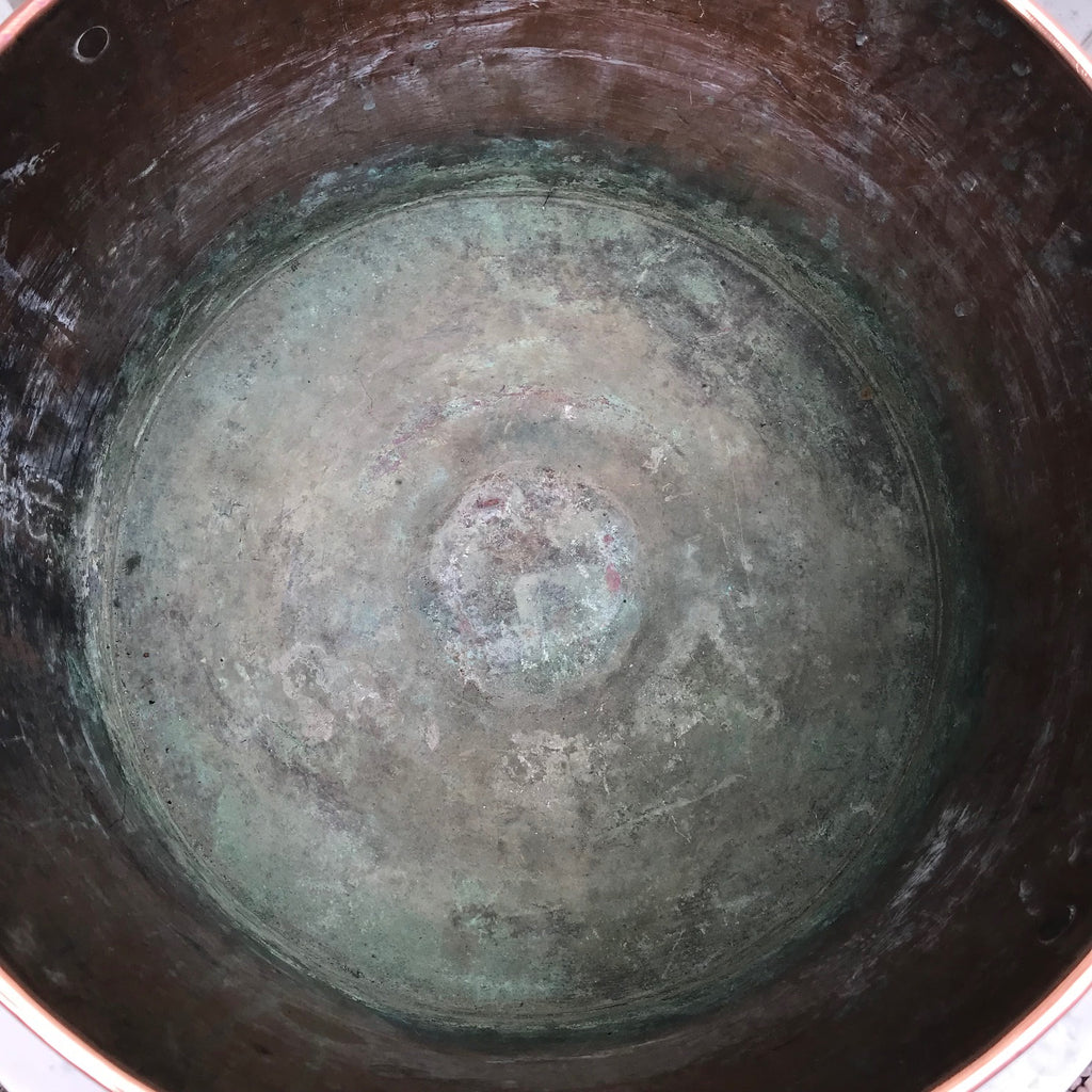 Arts & Crafts Copper Planter - Detail View - 5