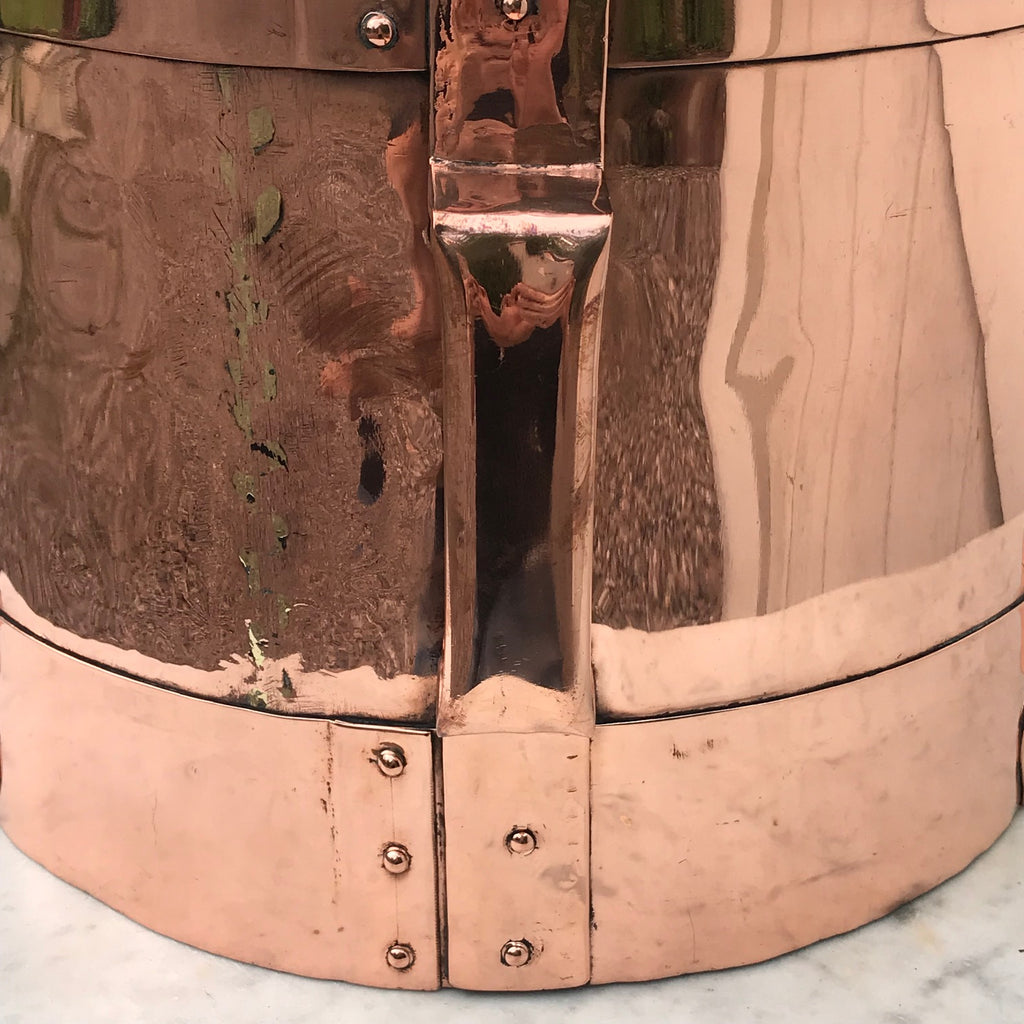 Arts & Crafts Copper Planter - Detail View - 4