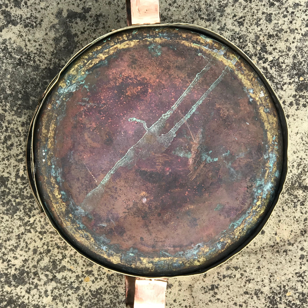 19th Century Arts & Crafts Twin Handled Copper Bin - Detail View - 6
