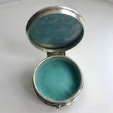 Silver & Enamel Jewellery Box - Inside View - 4