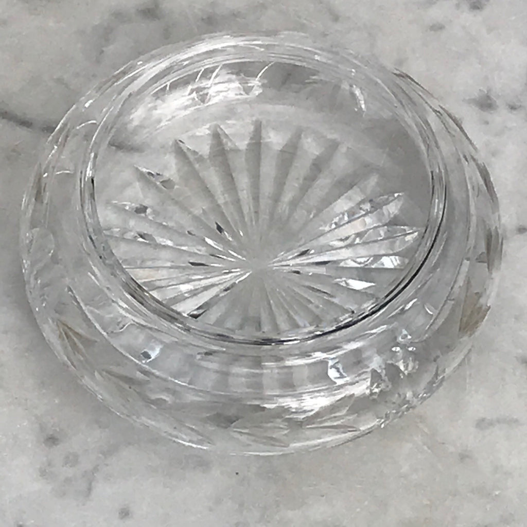 Webb Crystal Bowl with Silver & Enamel Top - Detail View - 4