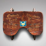 1871 Oxford University Boat Race Scull Seat - Main View - 1